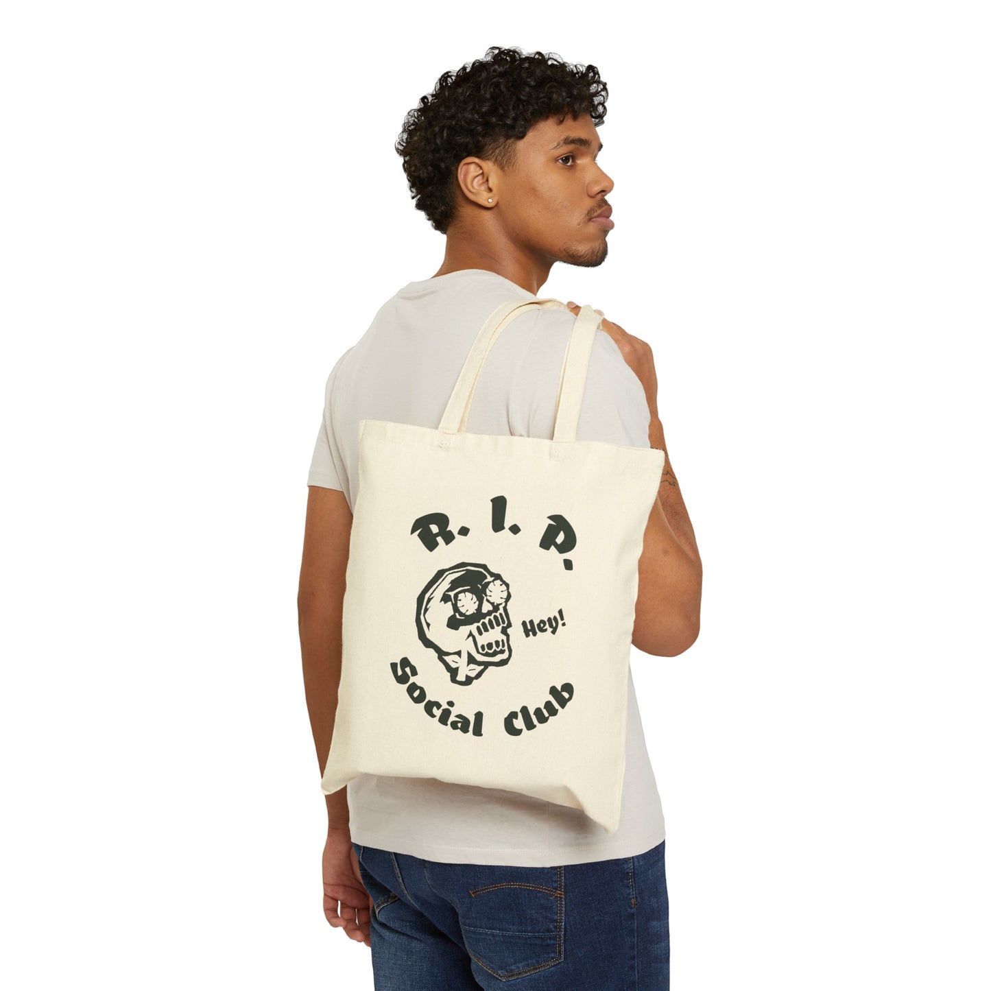 Rick Skull Plant // Canvas Tote Bag