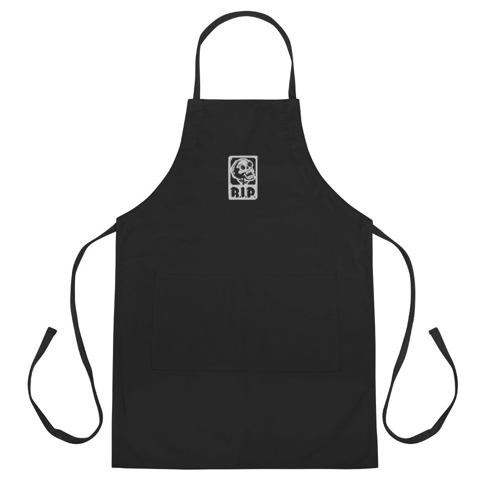 Rick + R.I.P. // Embroidered Apron